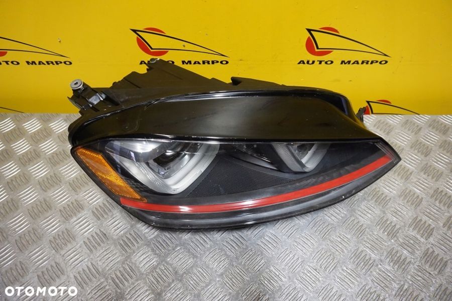 VW GOLF VII HELLA GTI 2015- REFLEKTOR LAMPA XENON Z LED PRAWA USA - 5