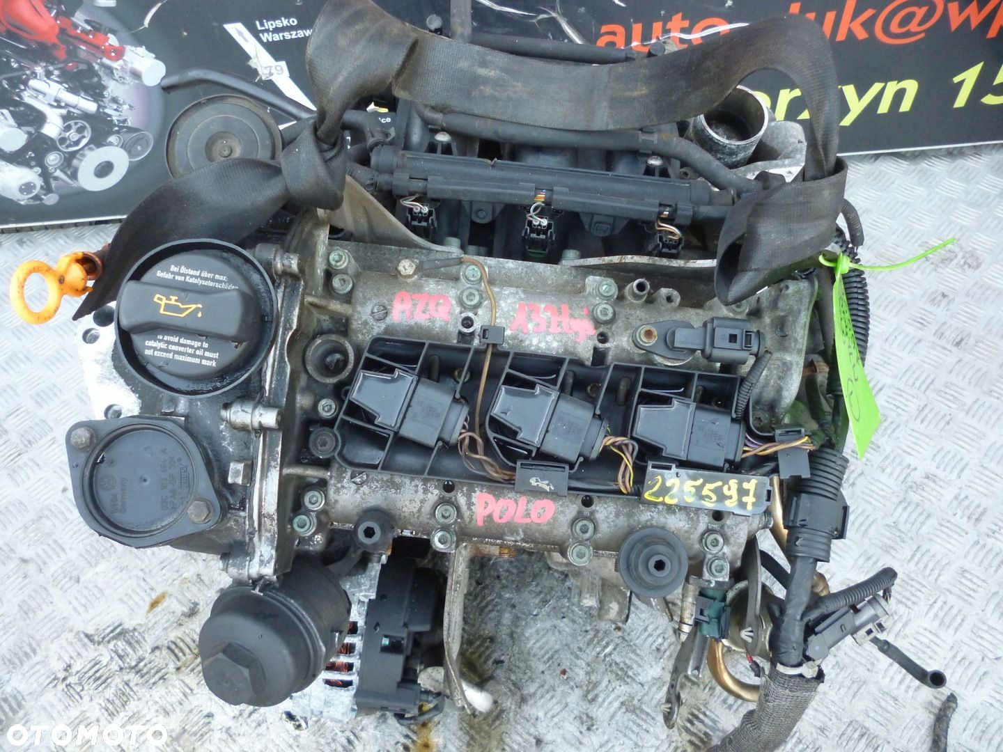 SILNIK VW POLO 1.2 12V AZQ 132 TYS - 2