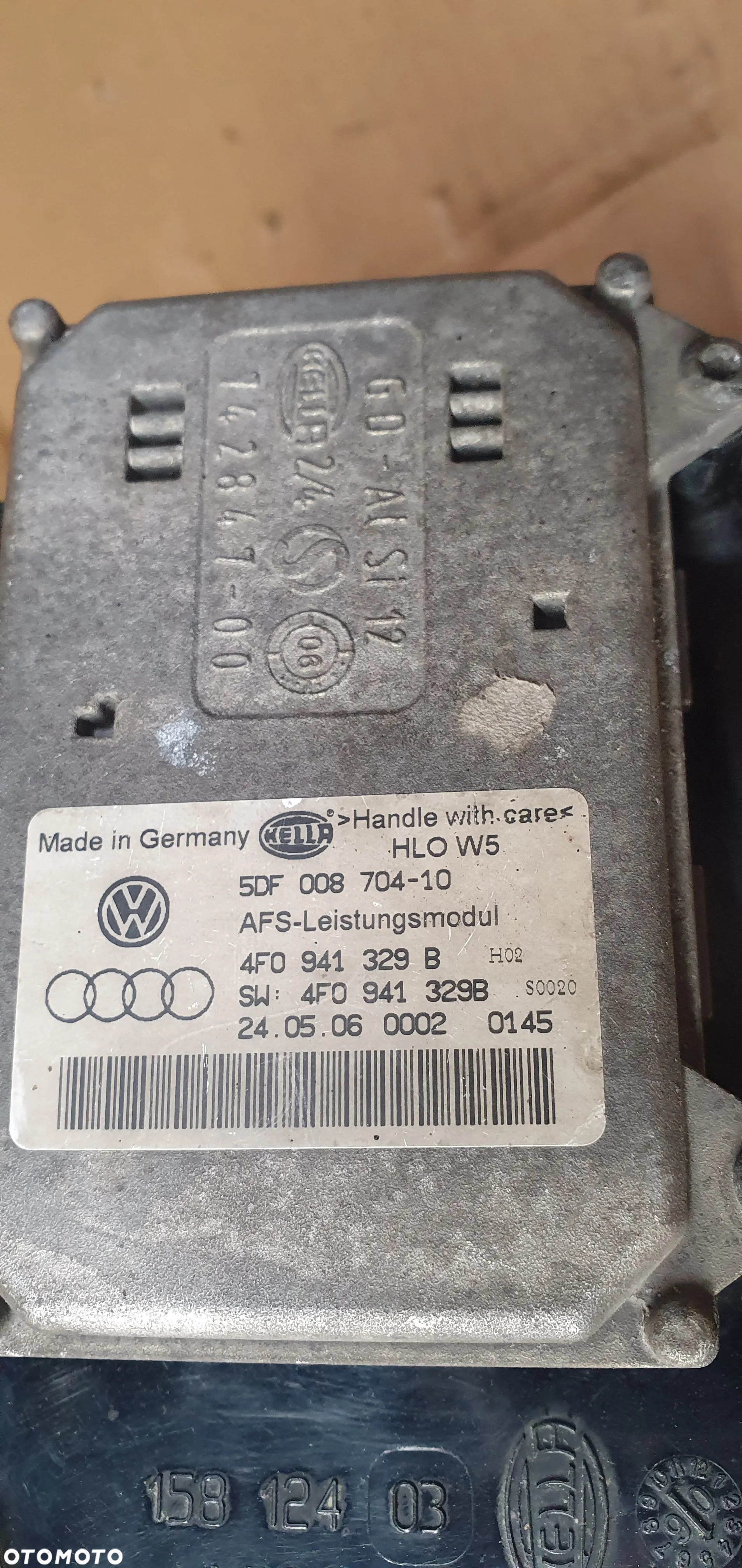 Lampa prawy przód przednia prawa BI XENON skrętny Audi A8 D3 4F0941329B - 9