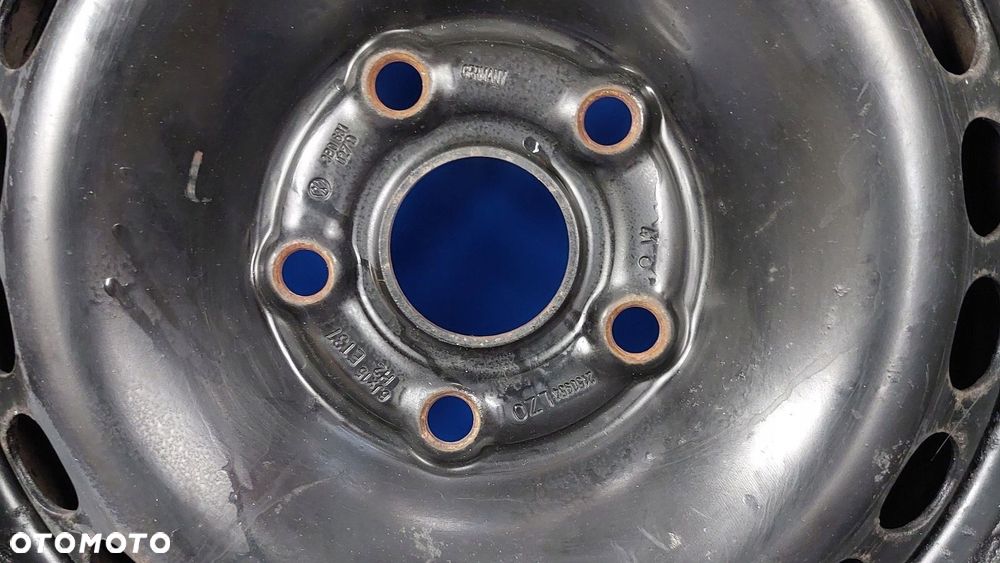 felga stalowa koło zapasowe vw passat b5 15'' 5x112 et37 6j 3b0601027d - 4