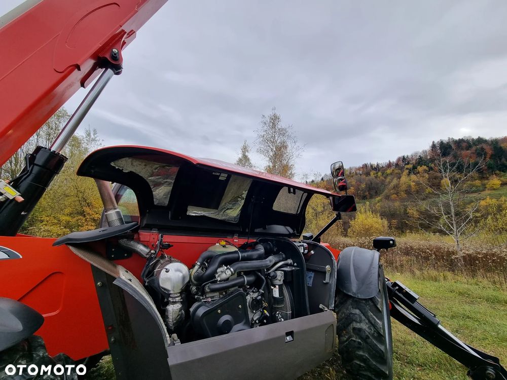 Manitou MT1840 Ładowarka Teleskopowa 18 metrów jak nowa z salonu Import Norwegia Rozsuwanie wideł Hydrauliczne. zmiana na łyżkę Hydra. ZERO LUZÓW Wycieków Maszyna z Gospodarstwa nie katowana - 9