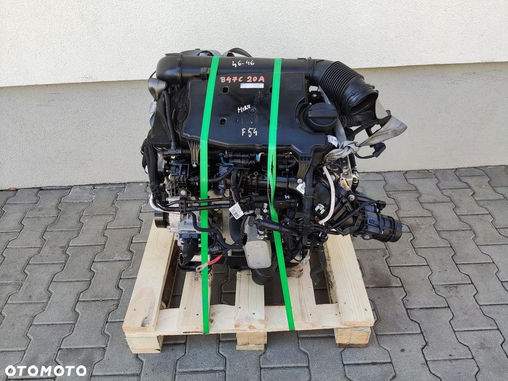 SILNIK KOMPLETNY WTRYSKIWACZE TURBINA MINI CLUBMAN F54 2.0D 190 KM B47C20A - 2