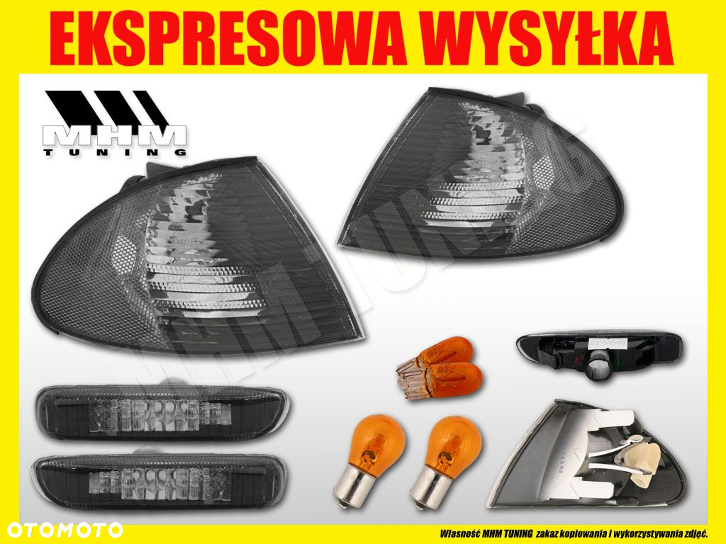 KIERUNKOWSKAZ MIGACZ BMW 3 E46 SEDAN SMOKE DEPO FK - 2