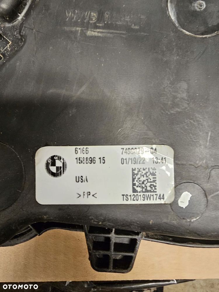 zbiornik spryskiwaczy pompka bmw x6 g06 7499829 - 4