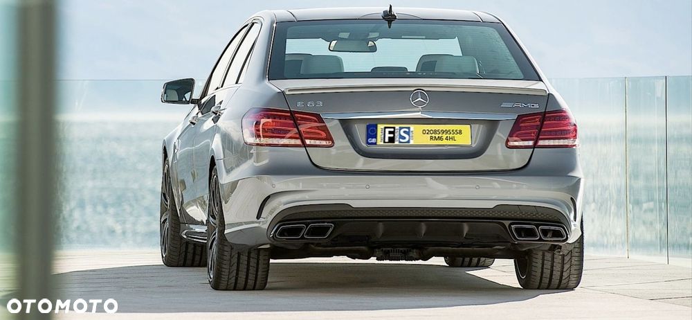 Dyfuzor Tylny Mercedes W212 Dokładka Tylna 13/16 AMG Czarny Połysk - 2