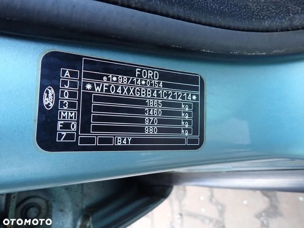 CZĘŚCI - Ford Mondeo III MK3 2,0 16V CJBB CJBA 145KM SEDAN lakier FO 2001r. INDEX - 9721 - 10