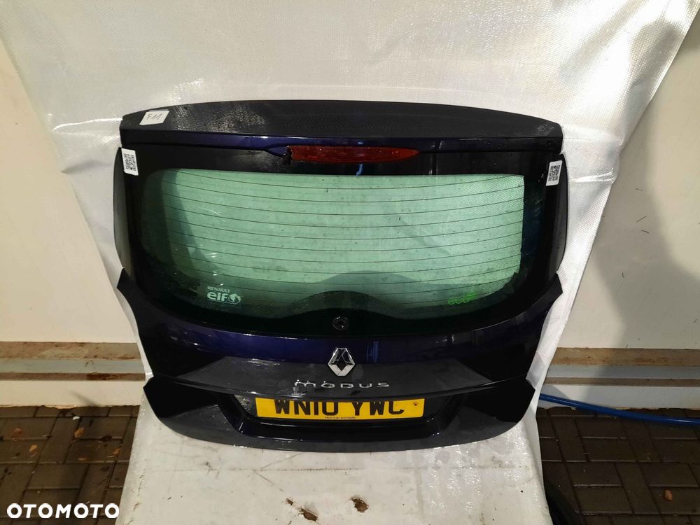 / KLAPA TYŁ TYLNA BAGAŻNIKA RENAULT MODUS LIFT FL FIOLET FIOLETOWA - 6