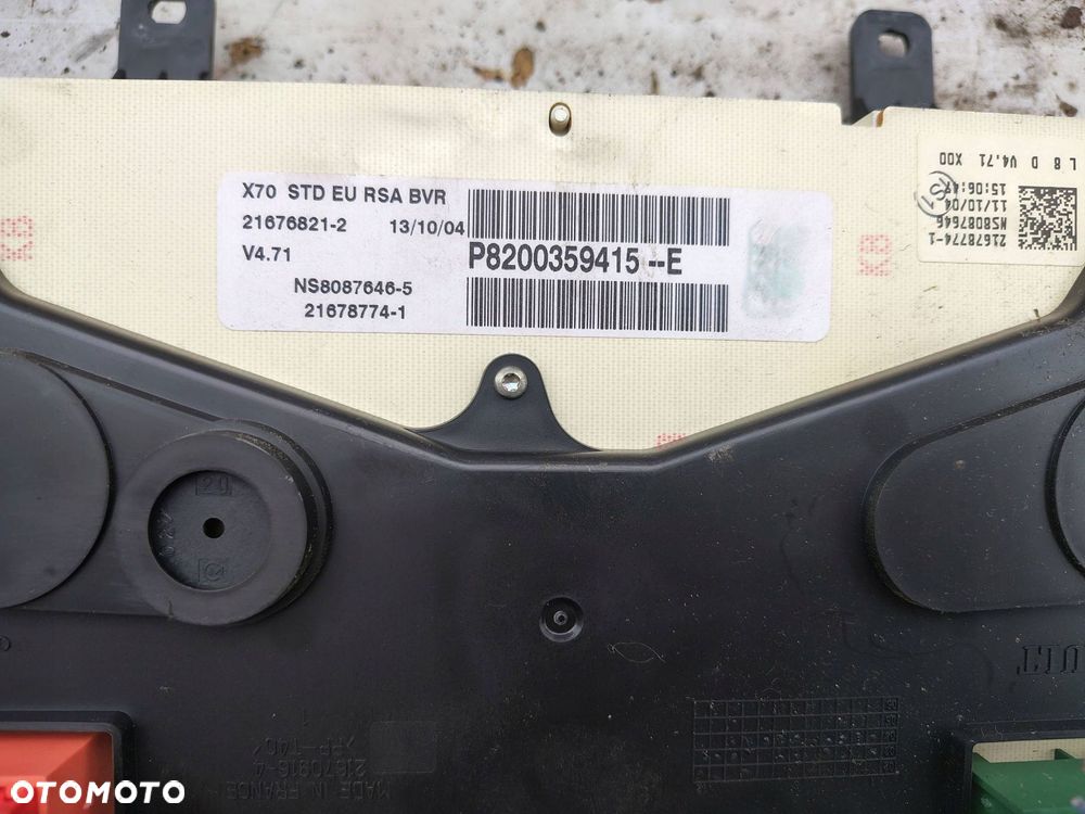 KOMPUTER SILNIKA ZESTAW 8200311550 NISSAN INTERSTAR 1 I 2.5 DCI - 4