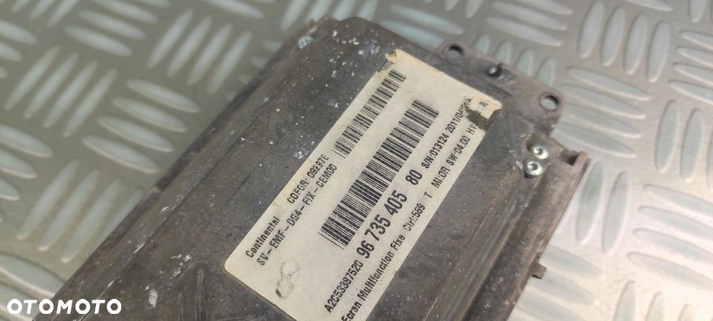 9673540580 wyświetlacz ekran radia nawigacji CITROEN DS4 11-15 C5 X7 III EU - 7