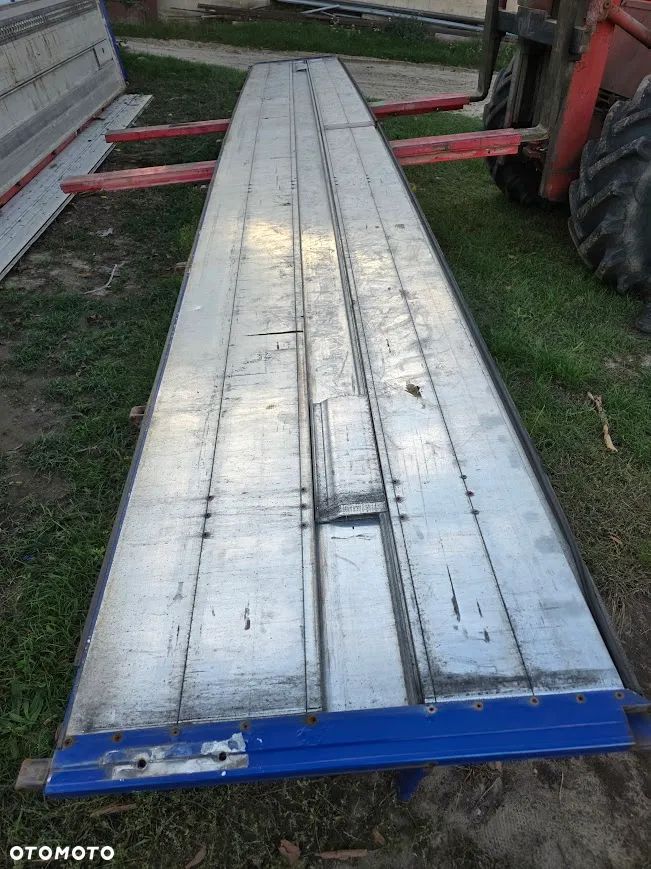 BURTY ALUMINIOWE NIEMIECKIE 7,04 x 0,90 m Z ZAWIASAMI - 3