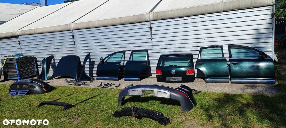 TOUAREG I DRZWI MASKA BŁOTNIK KLAPA ZDERZAK REFLEKTOR - 1