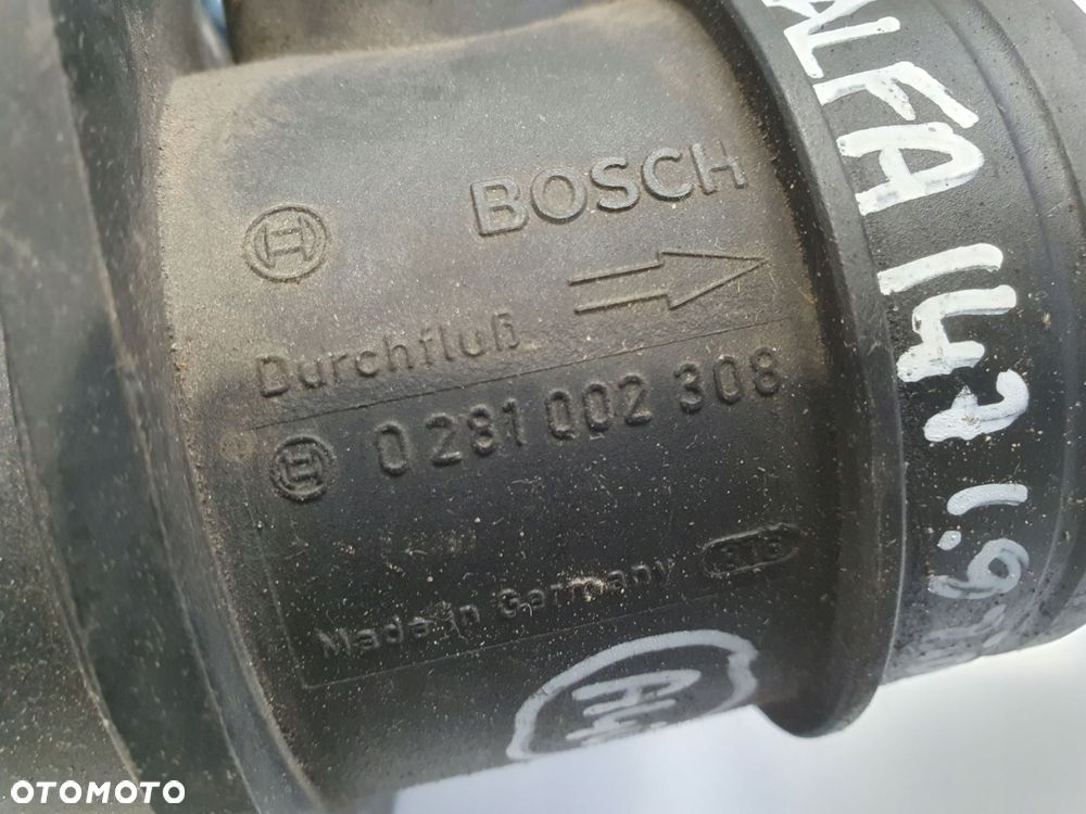 PRZEPŁYWOMIERZ Alfa Romeo 147 1.9 JTD _ POWIETRZA 0281002308 - 2
