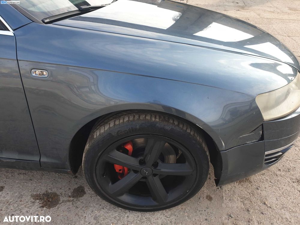 Aripa Dreapta Fata cu Defect Audi A6 C6 NFL Non Facelift 2004 - 2008 Culoare LZ7R [K1896] - 1