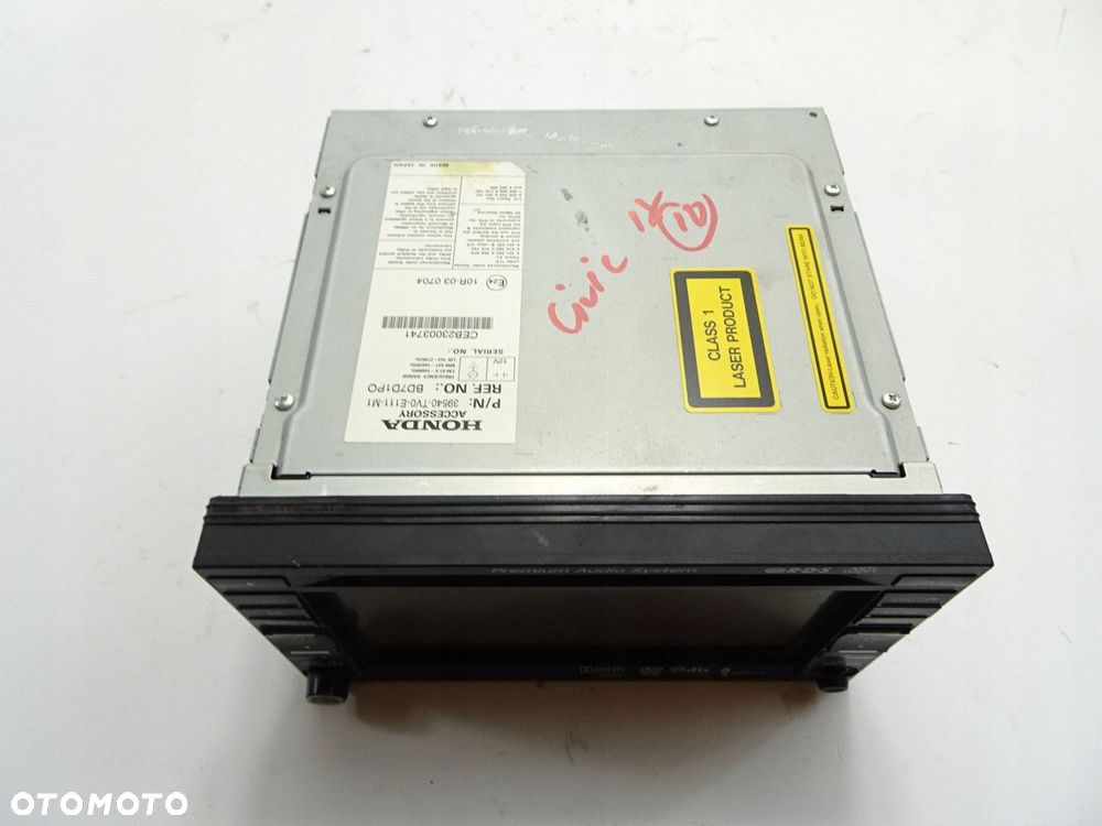 radio nawigacja honda civic ix 39540tv0e111m1 - 1