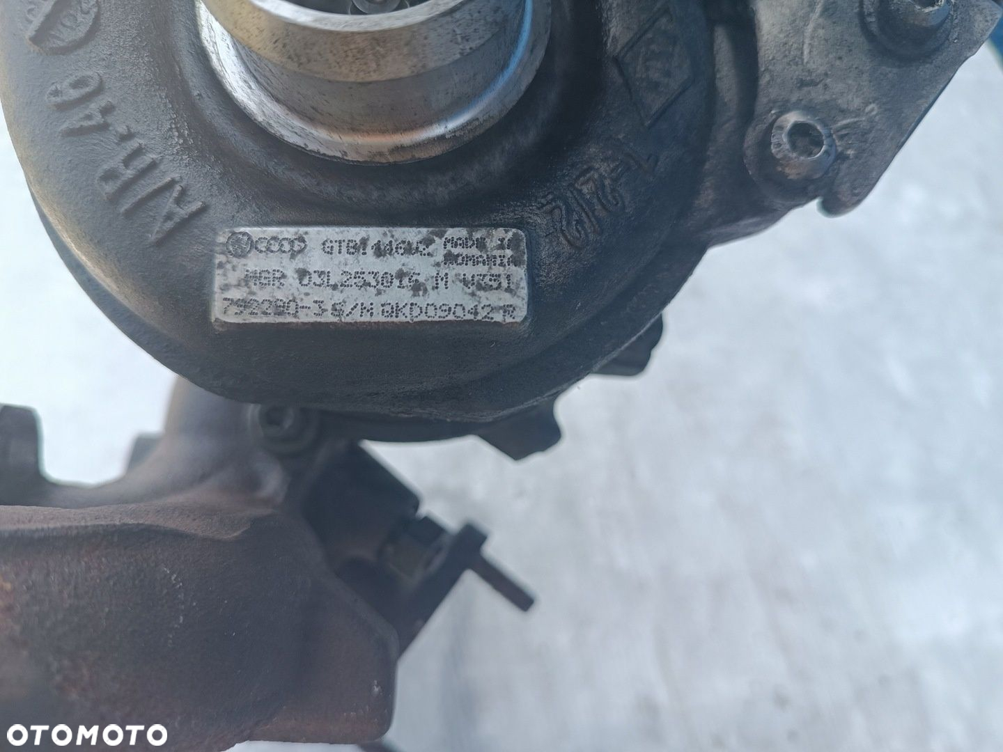VW TRANSPORTER T5 2.0 TDI CAA TURBOSPRĘŻARKA TURBINA 03L253015M - 6