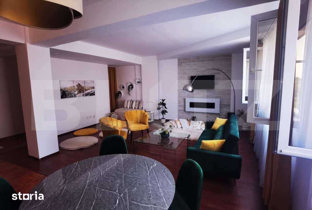 Oportunitate! Penthouse spatios, 106 mp, luminos, zona Odobescu — fotografia 1