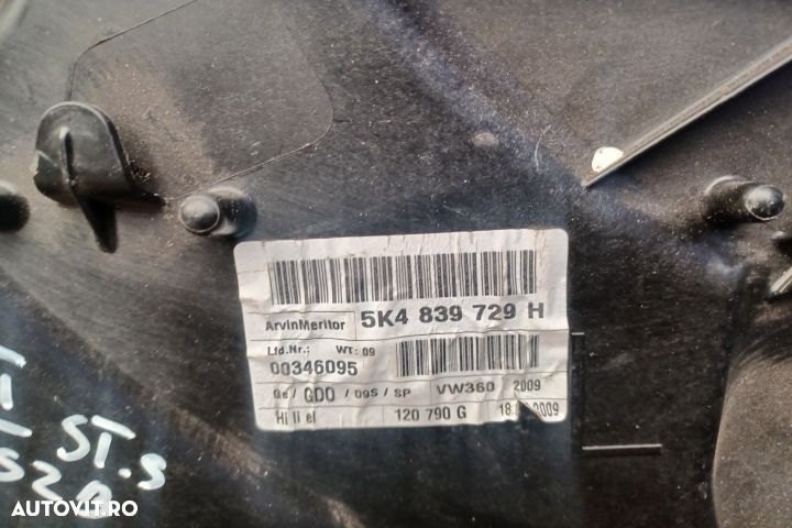 Macara geam spate stanga electrica 5K4839729H 5K4839755L 5K4839729H 5 - 2