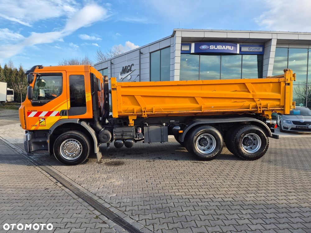 Renault PREMIUM DXI LANDER D 370 / 6X4 / WYWROTKA TYŁ / HYVA / HYDROBURTA Z BOKU / CZOŁOWNICA / NISKI PRZEBIEG / BEZWYPADKOWY / 6X4 / EURO 4 - 19