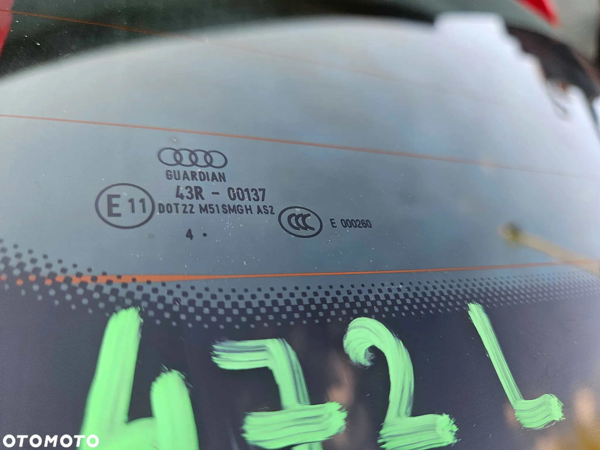 Klapa Pokrywa Bagażnika Lotka S-Line Szyba Czerwona Audi A4 B7 Kombi Avant - 6