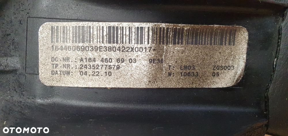 Kierownica skóra skórzana łopatki oryginalna Mercedes R-Klasa W251 A1644606903 - 7