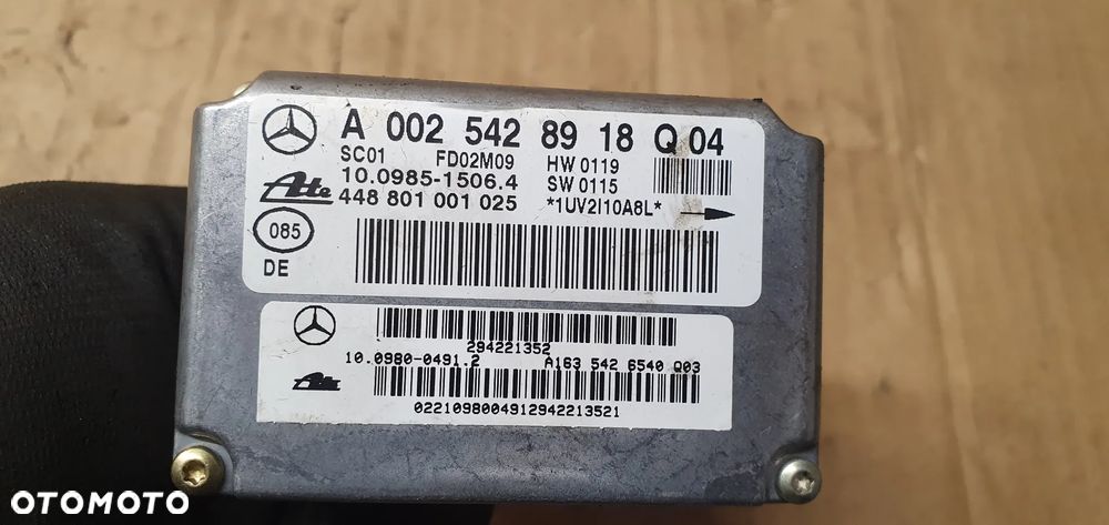 Moduł czujnik ESP Mercedes ML W163 A0025428918 - 5