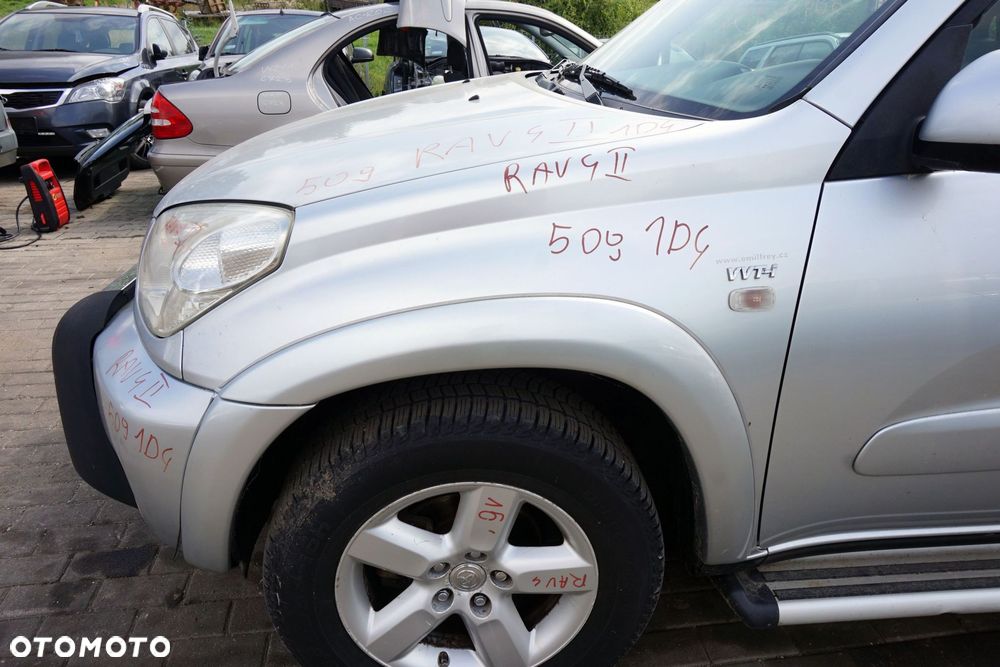 MASKA ZDERZAK BŁOTNIKI LAMPY RAV4 II LIFT 1D4  TOYOTA 2003-2005 SREBRNY PRZÓD KOMPLETNY - 31