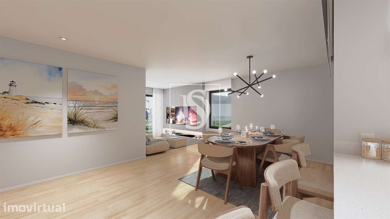 Apartamento T3, Novo, na Póvoa de Varzim - Grande imagem: 5/18