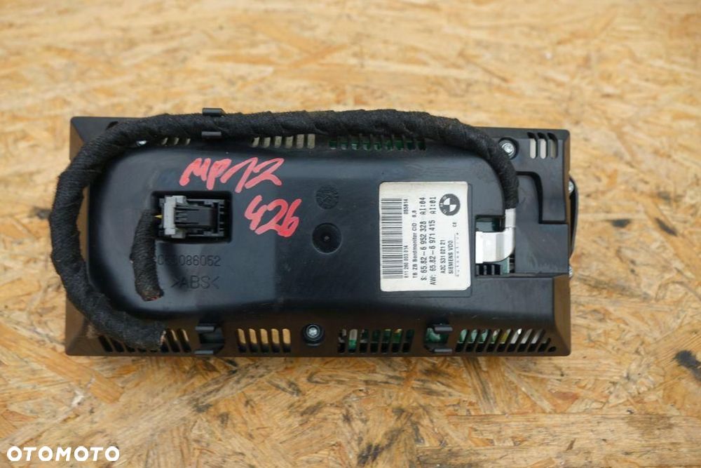 WYŚWIETLACZ MONITOR BMW E60 6952328 - 4