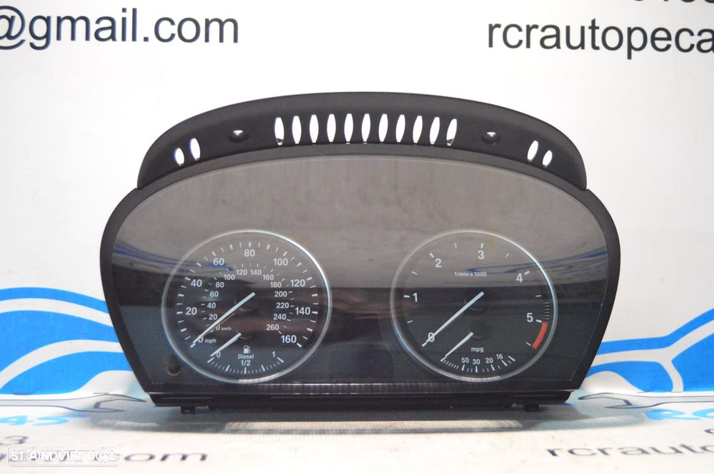 QUADRANTE MOSTRADORES PAINEL INSTRUMENTOS BMW MILHAS INGLES 62119153756 9153756 110080213 110080840 6965359 A2C53103634 BMW SERIE 5 E60 530D 24V 231CV M57D30 306D3 E61 - 11