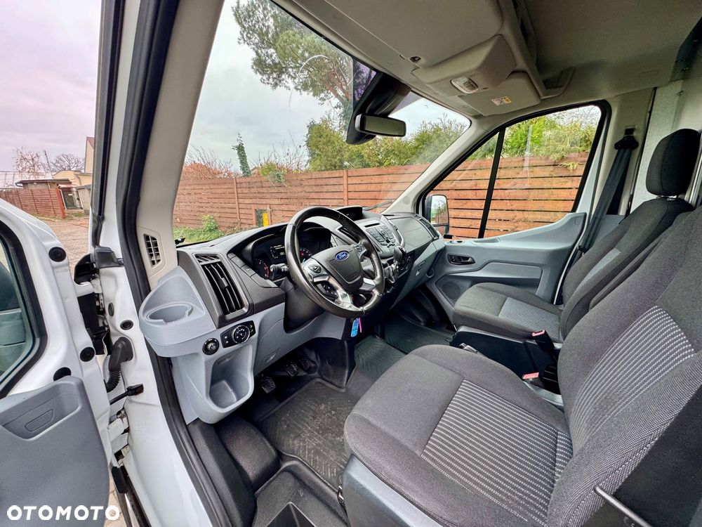 Ford TRANSIT drzwi z kabiny do paki drzwi 180 Faktura VAT 23% 170km tdci brutto klimatyzacja podgrzewane siedzenia czujniki L1H2 H2L2 l2h2 SUPER STAN wysoki średni / krótki konwój ochrona - 16