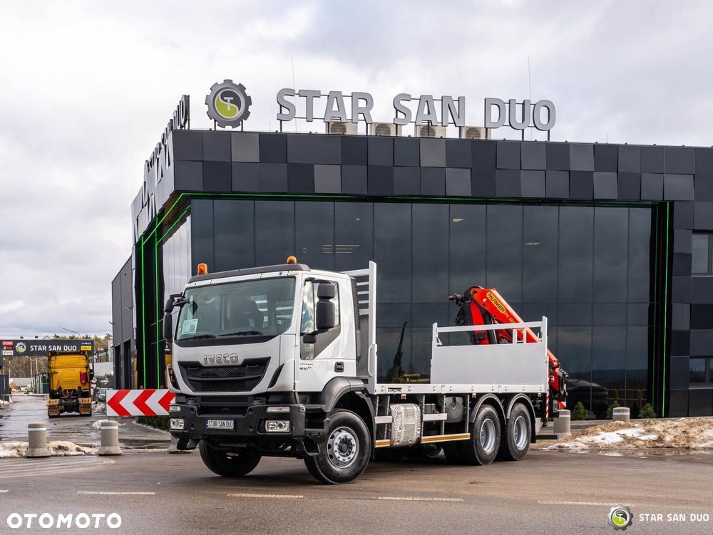 Iveco TRAKKER 410 6x4 Palfinger PK 18002 EH HDS Żuraw Rotator - 13