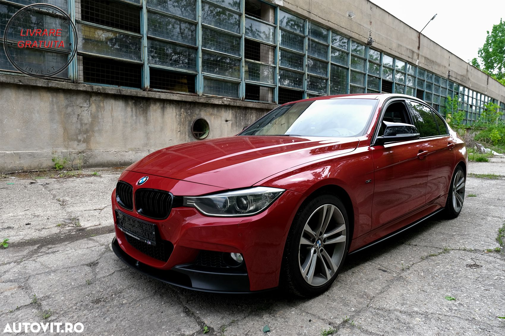 Grile Centrale BMW Seria 3 F30 (2011+) Piano Black M Design- livrare gratuita - 16