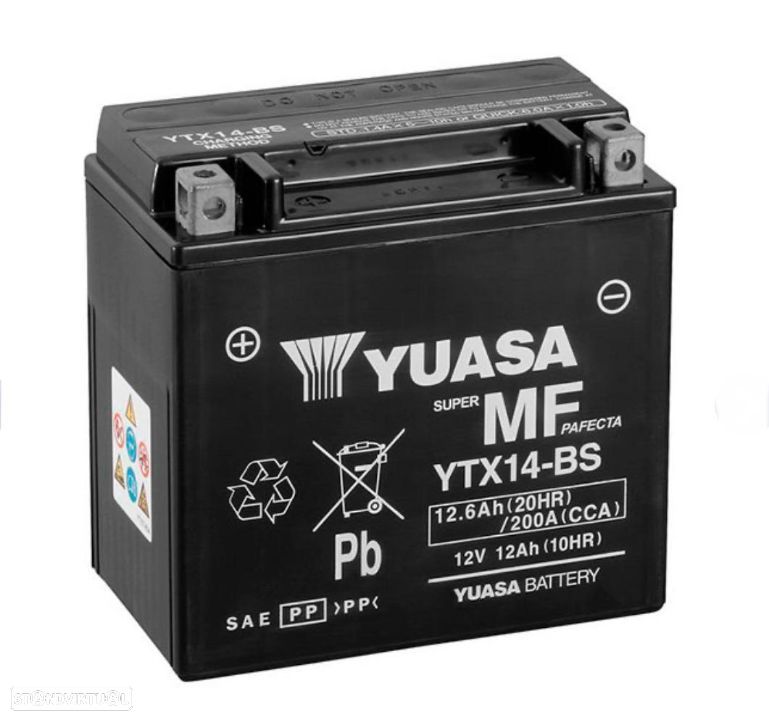 BATERIA , YUASA, BTX14-BS APRILIA - 1