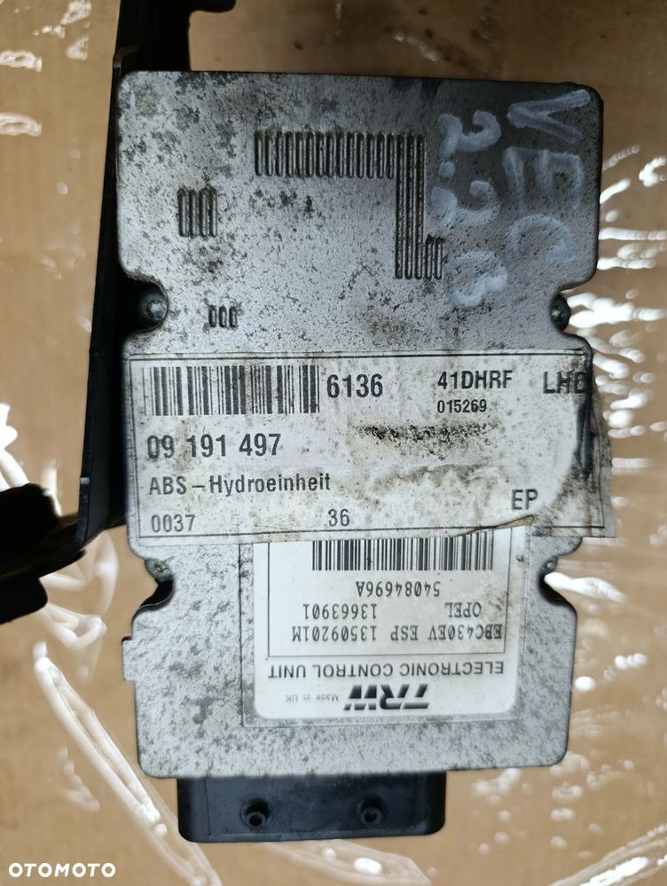 Vectra C pompa ABS ESP 2,2 16V benzyna Opel 09191497, 13663901, BP32600614DCL4 - 2