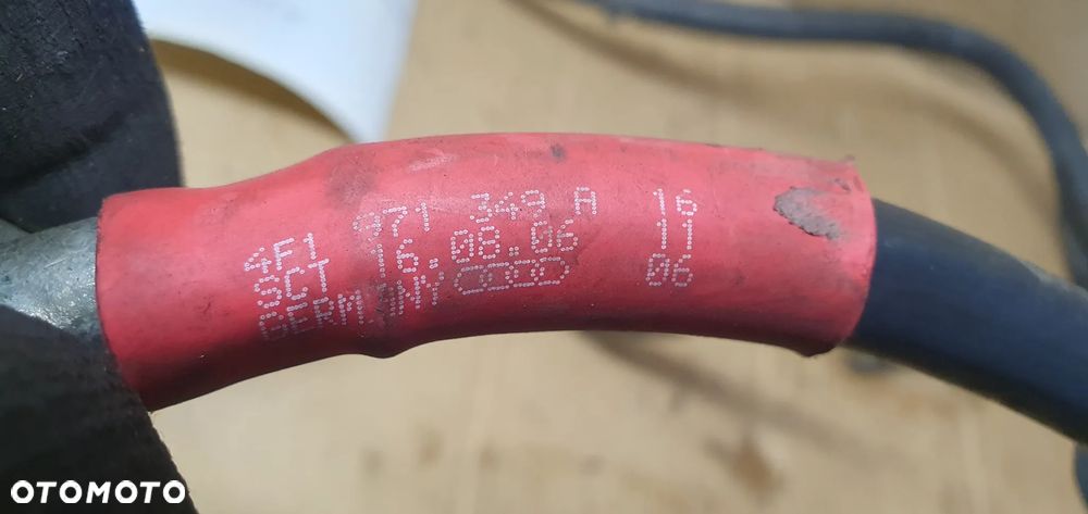Kabel plusowy alternatora rozrusznika przewód Audi A6 C6 2.7 TDI 4F1971349A - 8
