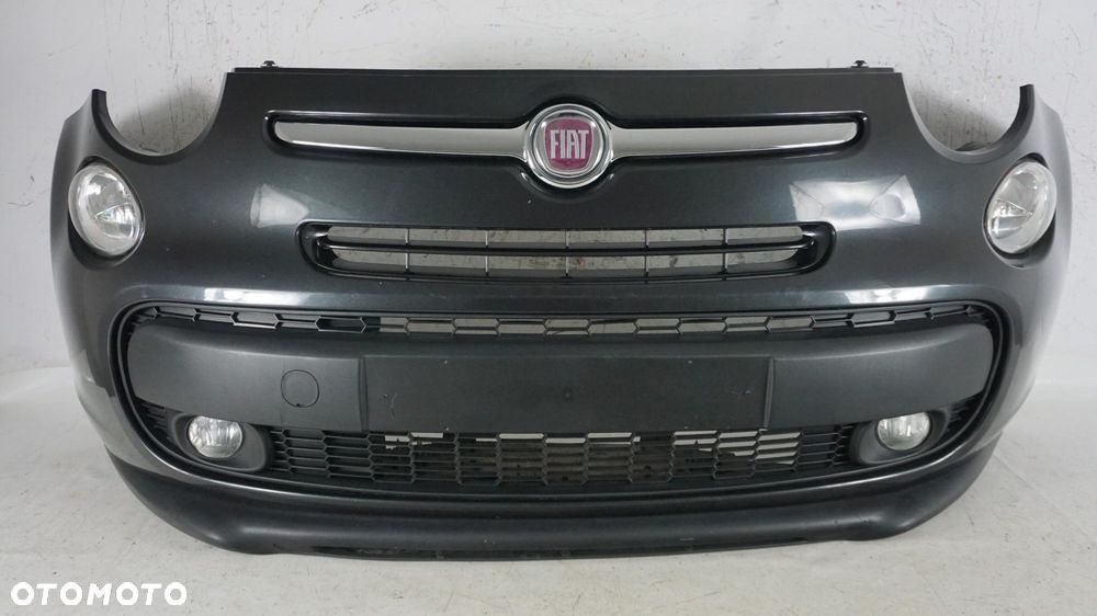 ZDERZAK PRZÓD PRZEDNI FIAT 500L 12-17 609/B 2012-2017 ATRAPA LAMPA HALOGEN - 1
