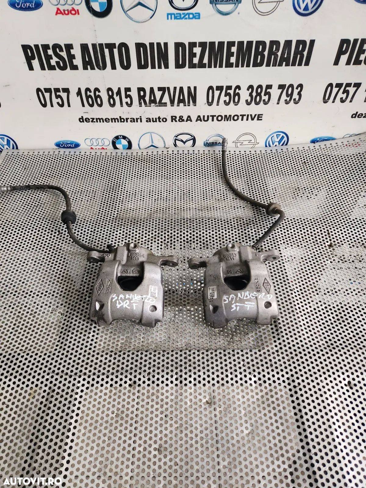 Etrieri Etrier Stanga Dreapta Fata Dacia Sandero 3 Logan 3 Stepway 1.0 Benzina TCE An 2020-2021-2022-2023 Motor H4DF438 Cod Cutie JT4004 Euro 6 - Dezmembrari Arad - 1