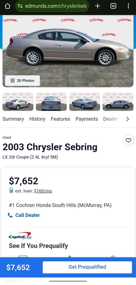 Chrysler Sebring 2.7 Limited - 5