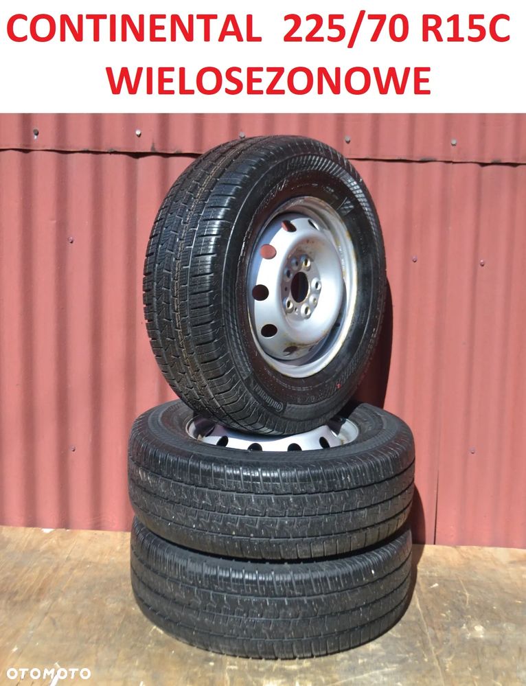 FIAT DUCATO Kola Kolo Opona wielosezon wielosezonowe Zapas Zapasowe Zapasówka Continental 225/70 15C