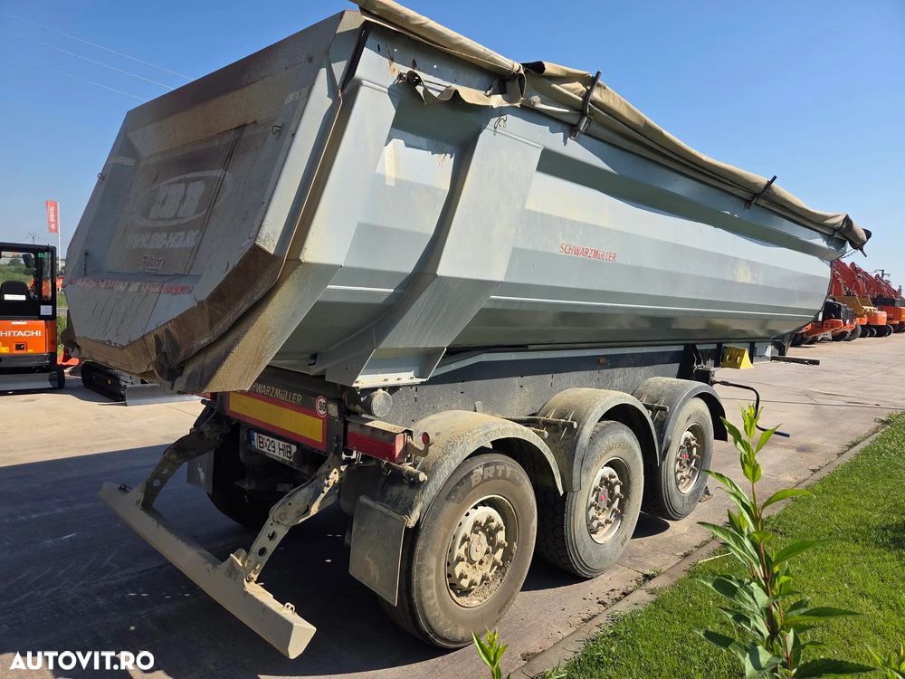 Schwarzmuller SK KAK10, 2022, 28mc, axe SAF, picioare sprijin, prelata, scena vizitare, axa LIFTABILA, anv 80% ok, HARDOX, STARE BUNA, posibilitate leasing-PROMOTIE 23.900 EUR+Tva - 14