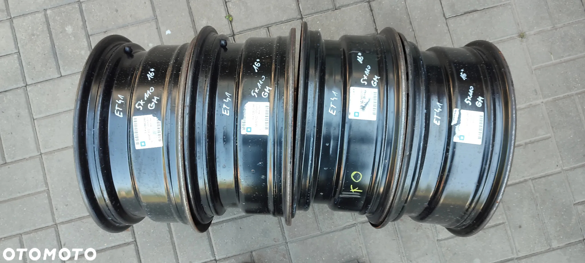 FELGI 5x110 6.5Jx16 CALI ET41 OPEL VECTRA C MERIVA B ZAFIRA B KOMPLET 4 SZTUKI - 8