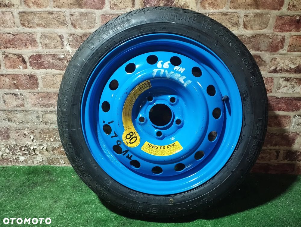 KOŁO ZAPASOWE SsangYong Tivoli T125/80/R16 66MM K4173034511 ET16 5X112 - 1