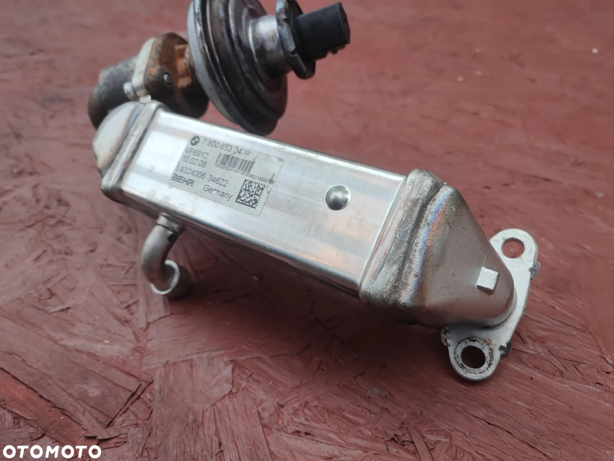 BMW E60 LCI / E90 / E91 / E92 / E81 / E87 ORYGINALNA CHŁODNICA EGR / CHŁODNICZKA EGR / CHŁODNICA SPALIN DO SILNIKÓW GAMY N47 ( 1.8D / 2.0D ) O NR. 11 71 7 800 653 / 11 71 7 801 942 / 11 71 9 886 716 OEM W BARDZO DOBRYM STANIE - 3