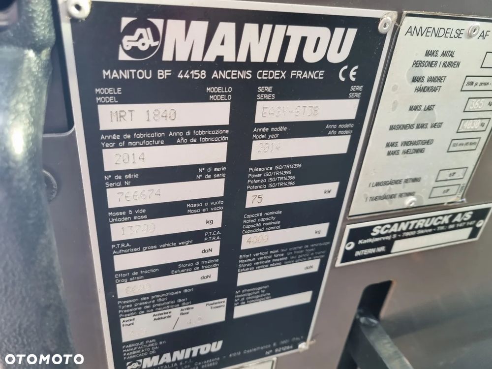 Manitou MRT 1840 P449 - 15