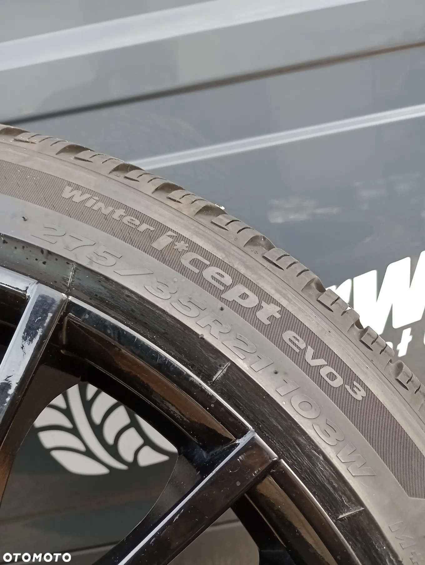 KOŁA ZIMOWE ALUMINIOWE TESLA Y R21 DWIE SZEROKOŚCI 2x 9,5J 2x10,5J OPONY 2x 255/35 R21 92V 2x 275/35 R21 103W HANKOOK WINTER ICEPT EVO 3 CZUJNIKI TPMS - 15
