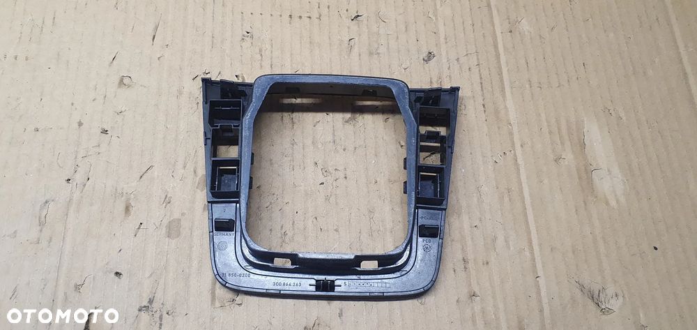 Ramka dekor tunelu wybieraka VW Passat B6 3C0864263 - 5