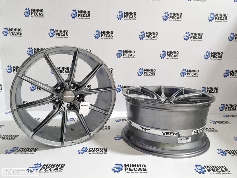 Jantes Veemann (V-FS48) em 19" (5x120) GunMetal - 4
