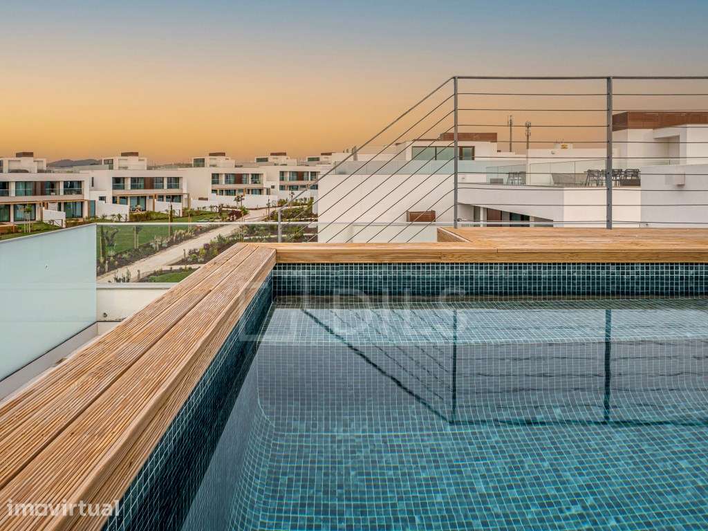 Apartamento T2+1 com terraço e piscina na cobertura, Porto Covo - Grande imagem: 2/27