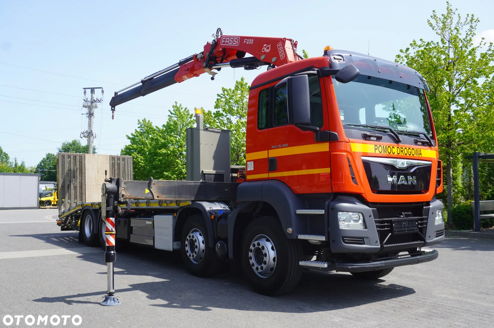 MAN TGS 35.360 E6 8x2 / HDS Fassi F235 / 6,5 t udźwig / 8,3 m wysięg - 11