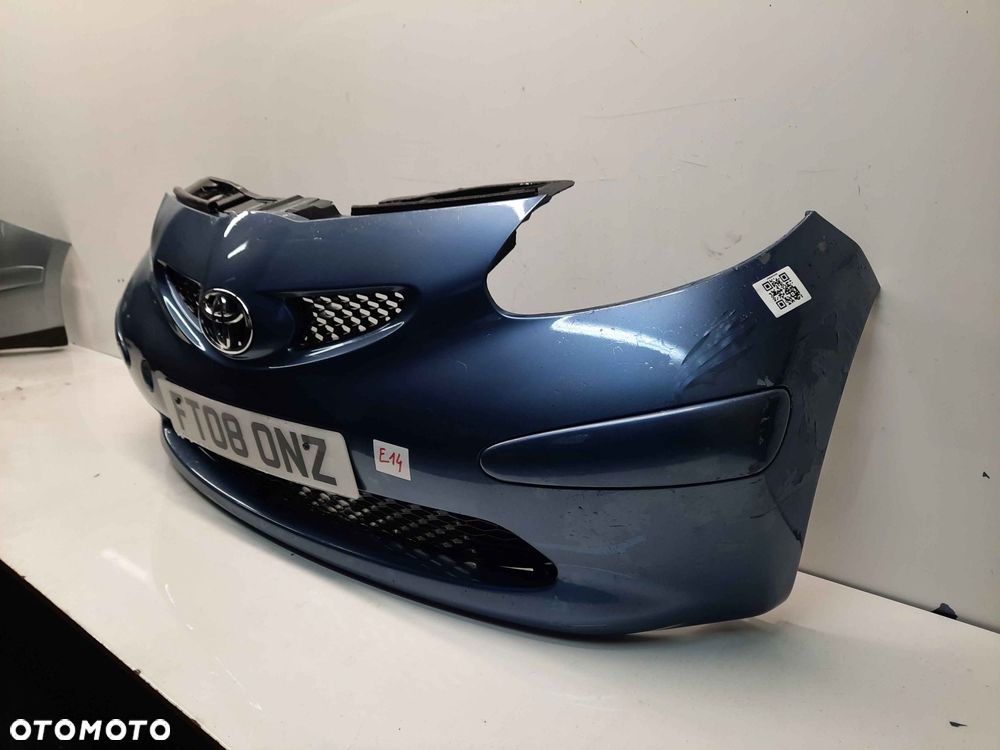} ZDERZAK PRZÓD PRZEDNI TOYOTA AYGO 8R3 NIEBIESKI BŁĘKITNY - 3